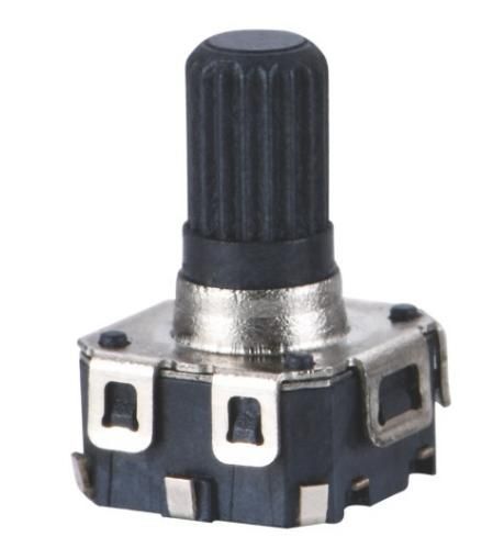 Ec11 Mini Rotary Encoder with Push Button – Custom Shaft Length & Knob Options